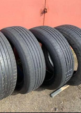 Летние шины резина б/у 225/60 r18 bridgestone dueler h/p sport 100v4 фото