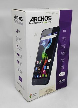 Смартфон archos ac50c platinum / б/у / блокування графічний ключ