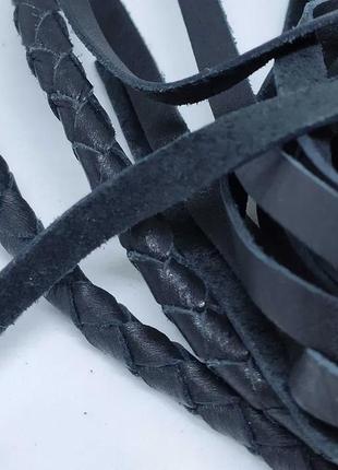Ремінь пояс-шнурок плетений жіночий esmara/90 cm/шкіра/німеччина7 фото