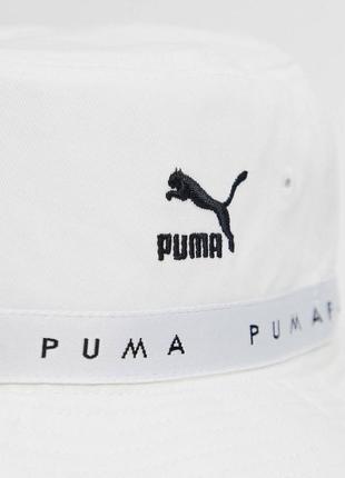 Белая шляпка/панамка для ценителей стиля puma6 фото