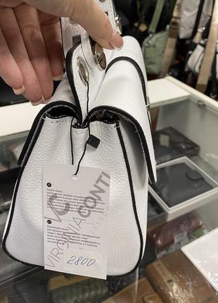 Сумка шкіряна жіноча чорна сумка жіноча італійська сумка шкіряна7 фото