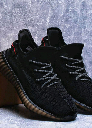 Кросівки yeezy boost 350 "black"