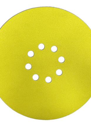 Диск абразивный шлифовальный круг самозацепной на липучке с отверстиями grone ts30r, зерно p80, диаметр 225 мм