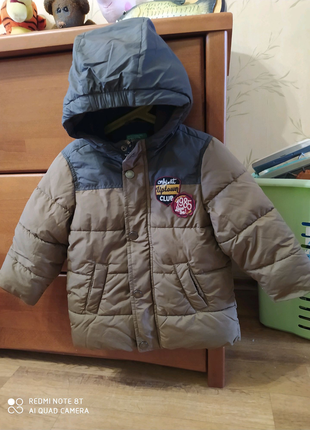 Дитяча зимова куртка benetton, 2 роки