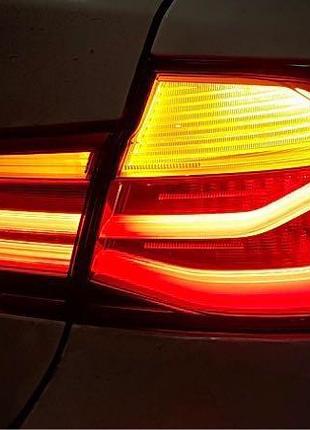 F30 bmw ліхтарі led bmw ф30 переробка в жовті повороти
