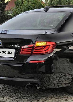 Bmw f10 led переробка ліхтарів f10 в жовті повороти