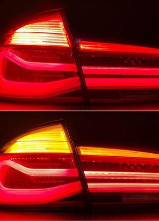 Переробка в жовті поворотники ліхтарі bmw f10 сша