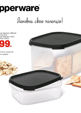 Набір контейнерів "компакт" (850 мл/1,9 л) tupperware