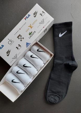 Високі шкарпетки nike, набір 5 пар.