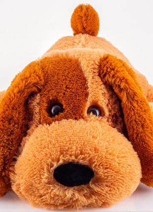 М'яка іграшка собака шарик 110 см медовий