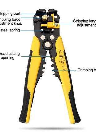 Автоматичний стрипер-кримпер для зняття ізоляції та обжиму провод