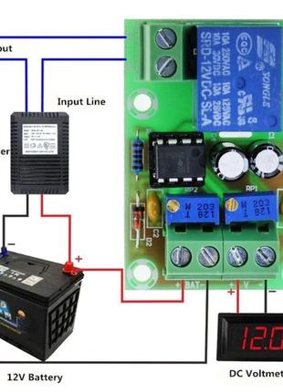 Xh-m601 контролер заряду акумуляторної батареї 12v
