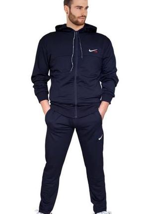 🔥якісний чоловічий спортивний костюм nike, трикотаж, 2xl/3xl розмір1 фото