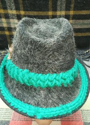 Шляпа шерстяная охотничья ретро4 фото