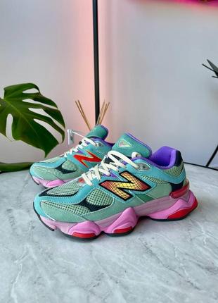 Кроссовки new balance 9060 warped multicolor7 фото