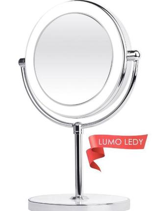 Косметичне дзеркало настільне lumo для макіяжу з led під...4 фото