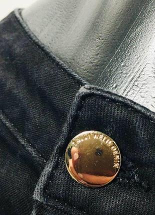 Чорна джинсова стретчева спідниця денім на ґудзиках tally weijl m brandusa3 фото