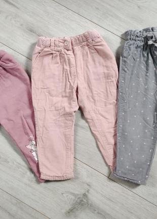 Штани на хб підкладці, джинси, розм 80-86 см