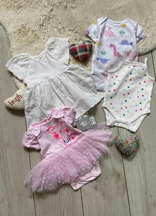 Комплект 0-3 мес девушка