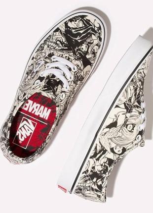 Кеды vans x marvel, 36 размер