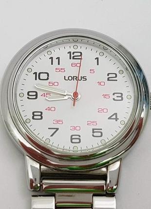 Часы-заколка медсестры, lorus pc21-xo49, кварц, япония. нержавейка4 фото