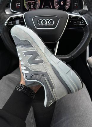 Чоловічі кросівки сірі з білим  new balance 997r gray white4 фото