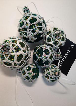 Дизайнерські новорічні та різдвяні кульки