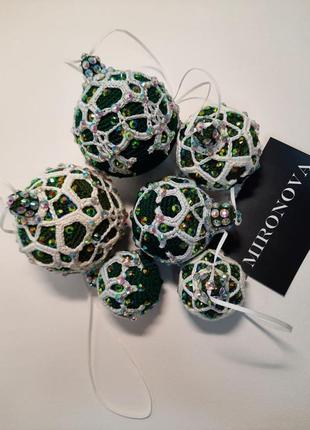 Дизайнерські новорічні та різдвяні кульки