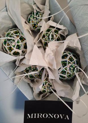 Дизайнерські новорічні та різдвяні кульки