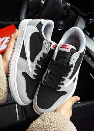 Мужские кроссовки nike air jordan DAY 1 retro low x travis scott "cactus jack"