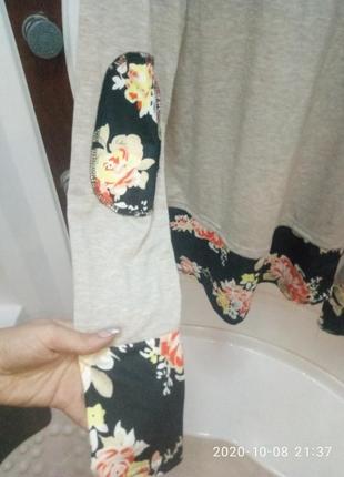 Гарна трикотажна кофта блуза 48-50р4 фото