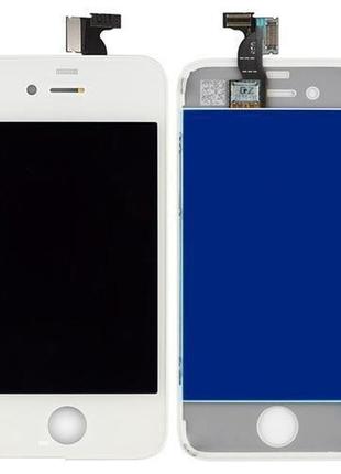 Дисплей для apple iphone 4g с сенсором белый
