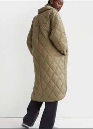 Стёганое лёгкое пальто