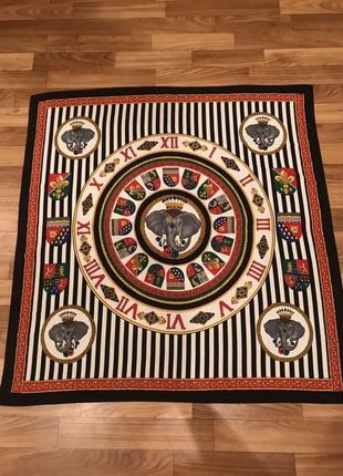 Платок в полоску,циферблат