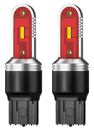 Автомобильная светодиодная лампа dxz gr-1860 t20 30w указатель поворота white 1200 лм (k-268s)