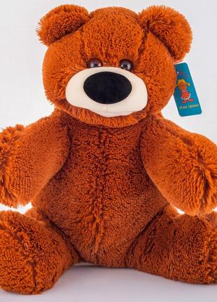 М'яка іграшка ведмедик аліна бублик 70 см коричневий