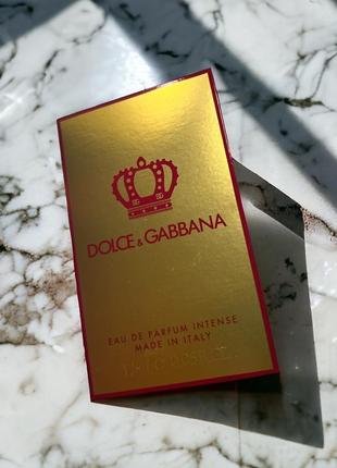 Dolce&gabbana q by dolce&gabbana eau de parfum intense 1.5ml