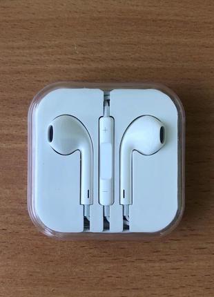 Навушники earpods роз'єм jack 3.5 lightning earphones