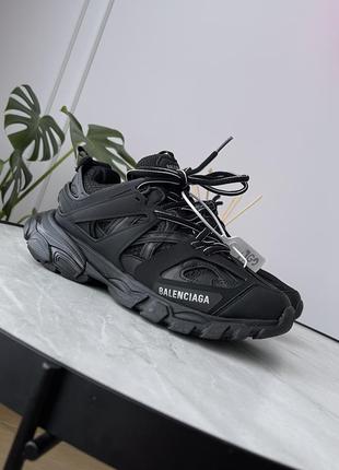 Баленсіага чорні balenciaga track 3.0 black