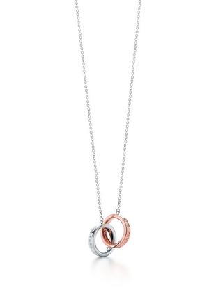 Срібний кулон interlocking pendant tiffany & co