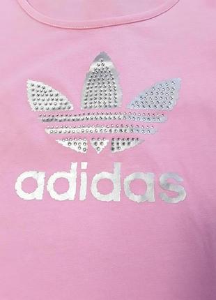 Крута футболка adidas з срібним принтом3 фото