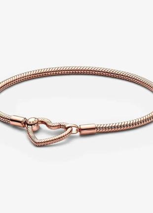 Серебряный браслет pandoraв позолоте  582257c00