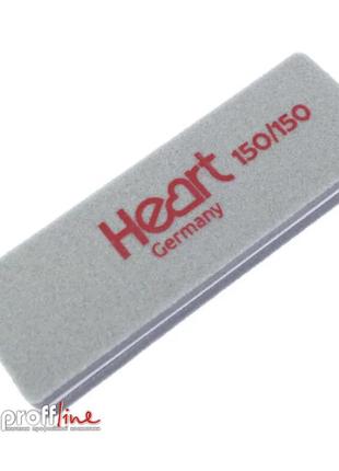 Баф-шлифовщик для ногтей прямоугольный heart germany mini 150/150 грит