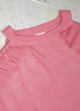 💝2+1=4 нежно-розовый свитер с открытыми плечами river island, размер 50 - 529 фото