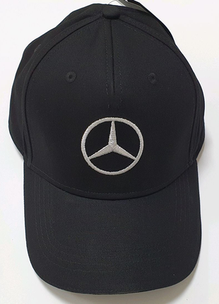 Нова і оригінальна кепка бейсболка mercedes-benz з білим лого2 фото