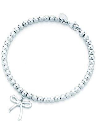 Срібний браслет bow tiffany & co