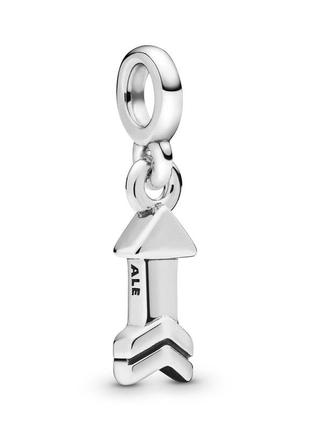 Серебряный шарм для браслетов пандора ми "мой ориентир" 798383