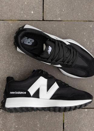 Чоловічі кросівки new balance 327 black white