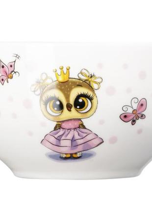 Комплект посуду ardesto princess owl порцеляна 3 предмети (ar3453os)3 фото
