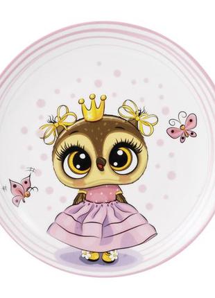 Комплект посуду ardesto princess owl порцеляна 3 предмети (ar3453os)5 фото